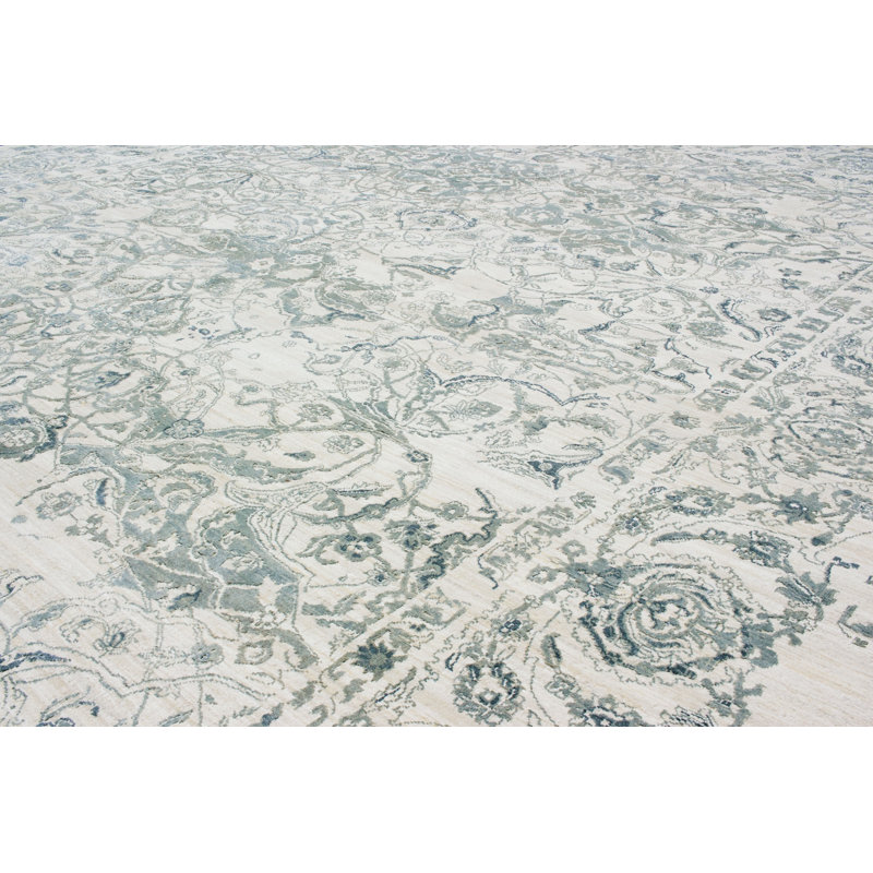 Amour Hand Knotted Area Rug, Rectangle 8' x 10'