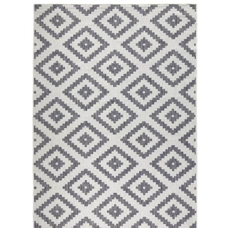 Malta Machine Woven Cream/Grey Indoor / Outdoor Rug