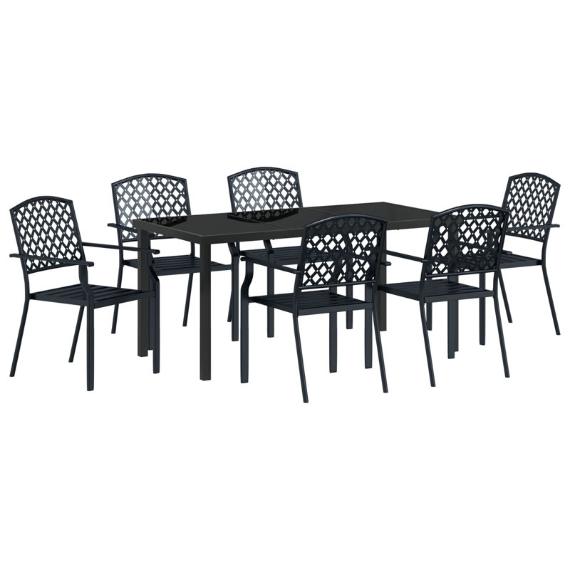 Rectangular 3 - Piece 2 - Person 160Cm W Outdoor Dining Set
