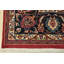 Tapis traditionnel rétro en laine rouge noué à la main 9 pi 8 po x 12 pi 3 po