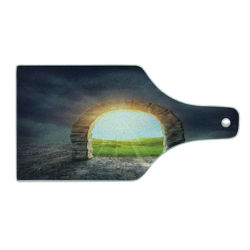 Planche à découper en verre trempé Ambesonne