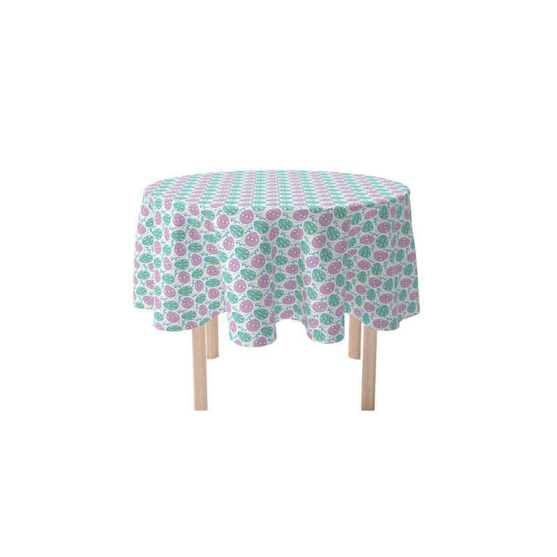 Flaviu Round Easter Cotton Twill Tablecloth