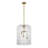 Torrix 3-Light Pendant in Warm Brass-197848003
