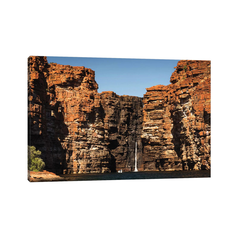 King George River Kimberley Waterfall 1 Piece Wrapped Canvas Wall Art, 101.6 cm H x 66.04 cm W
