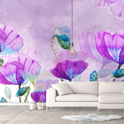 Murale en fleurs