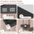 6x8 FT Metal Storage Shed Outdoor with Lockable Door & Air Vent, Garden Tool Shed for Backyard Patio Lawn-122781917