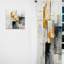 Di City - Paysage urbain abstrait gris et blanc Di - Rideau moderne - Velours obscurcissant - 1 panneau-876321245