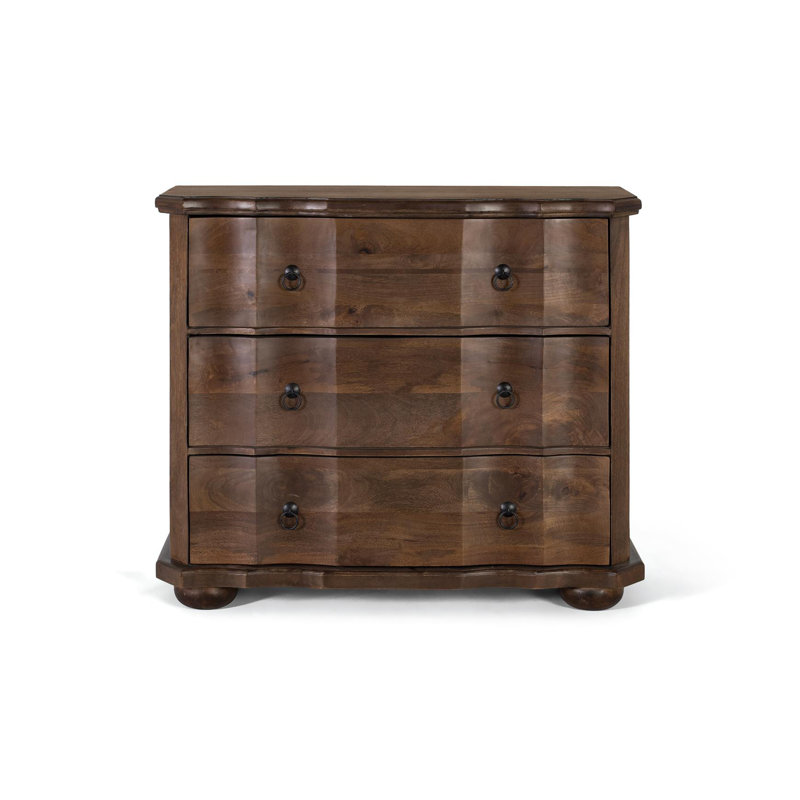 Abigail Solid Wood 3 - Drawer Standard Accent Chest