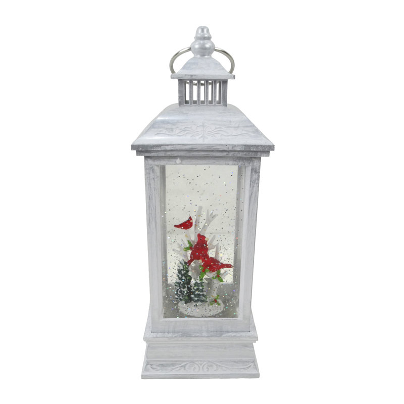 Cardinal Snowglobe with LED and Music