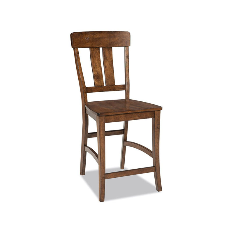 Tabouret de bar en bois massif Kimio