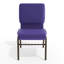 Chaise d'église en tissu 18,5 po Bernardston-22165241-22165229