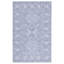 Tapis oriental bleu clair / blanc Aodan-537926557