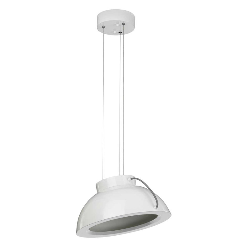 Araby 1 - Light White Painted LED Dome Pendant