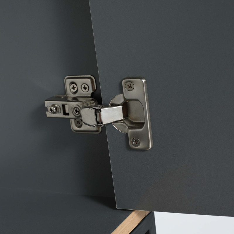 Meuble-lavabo autoportant avec lavabo en résine, 24"