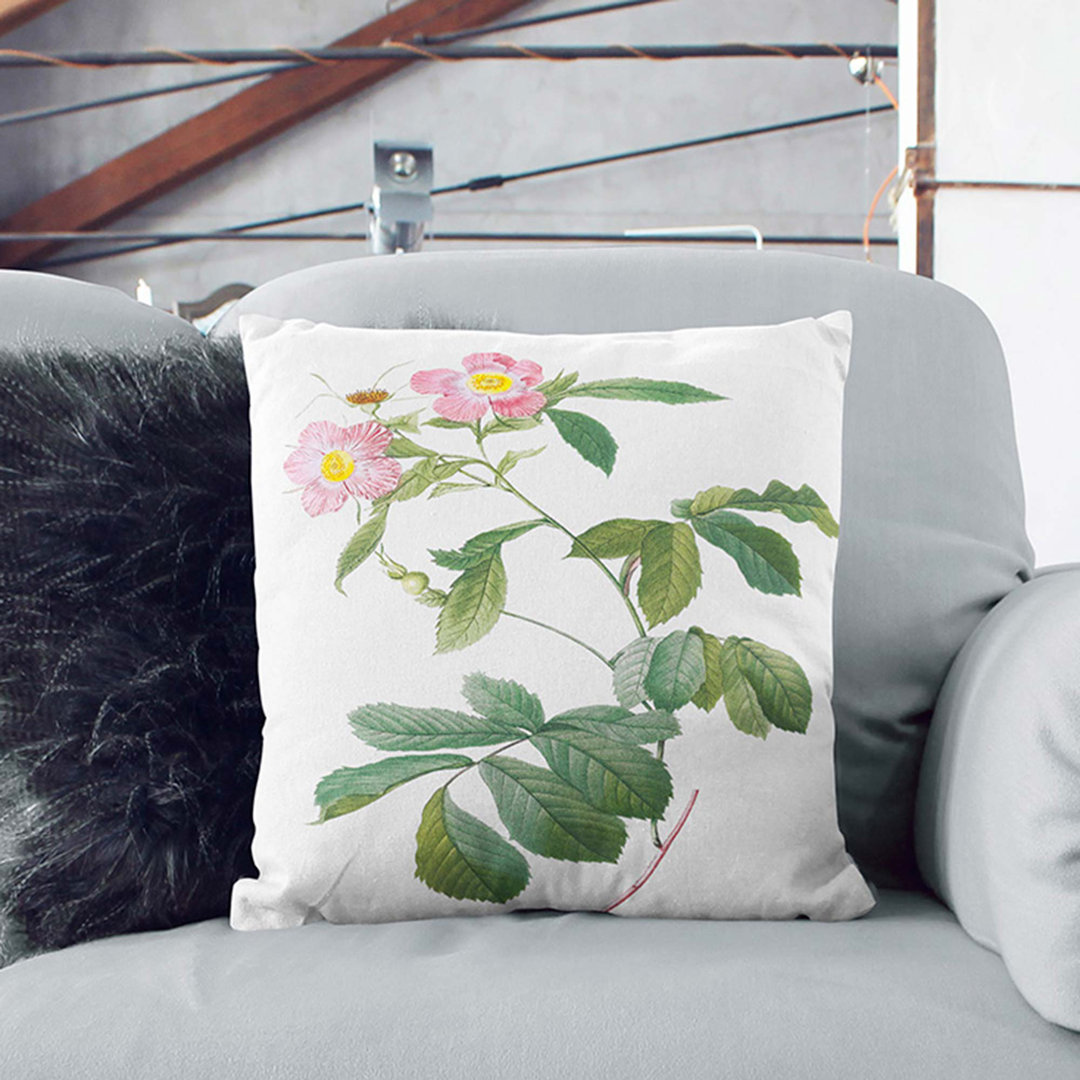 Alpine Roses Cushion with Filling
