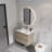 Wall-Mounted Bathroom Vanity With Ceramic Sink