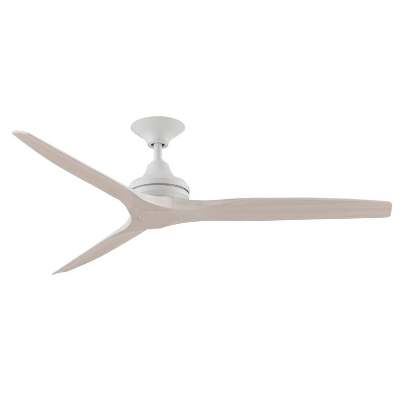 Spitfire 60 inch Indoor/Outdoor Ceiling Fan - Matte White with White Washed blades, White Washed, Matte White