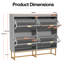20 Pair Flip Down Shoe Storage-276048174
