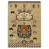 Eternal Dragon One-of-a-Kind 5' X 7' Hand Knotted Area Rug