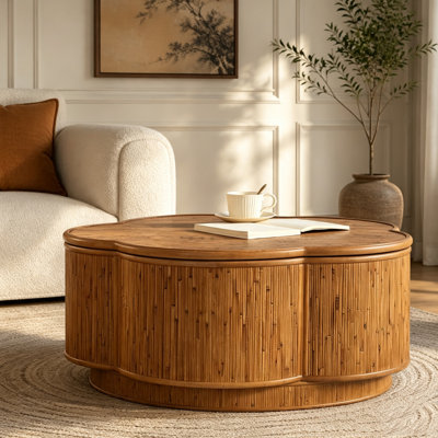 Table basse avec rangement amovible