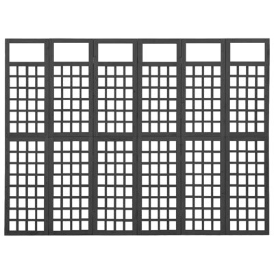 Lhrizi 242.5cm W x 180cm H Solid Wood Folding Room Divider