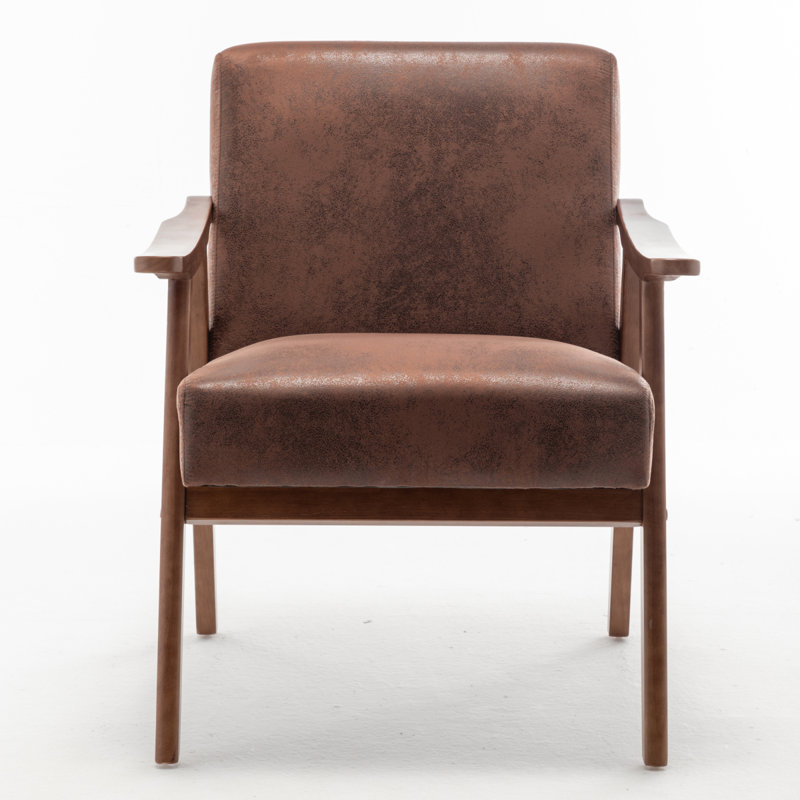 Jamesina 26.37" W Armchair, Black Velvet, 32.3" H x 26" W x	31.1" D