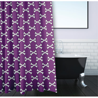 Doublure de rideau de douche simple en polyester Deannah