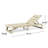 Encinal Outdoor Acacia Wood Chaise Lounge Set with Table-1679851173