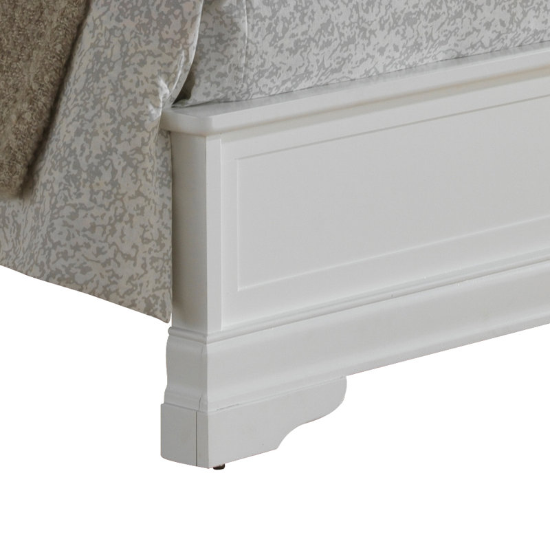 Louis Phillipe Standard Bed, Twin, Cream