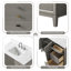 Meuble-lavabo simple 42 po avec plateau en marbre-107663189-107663190-107663191