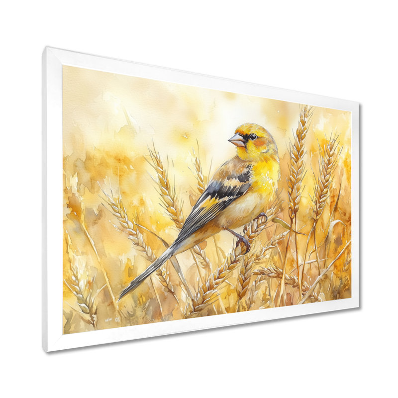 Isborne - Animals Large Wall Art, H 12 po x l 20 po, Cadre simple, Blanc