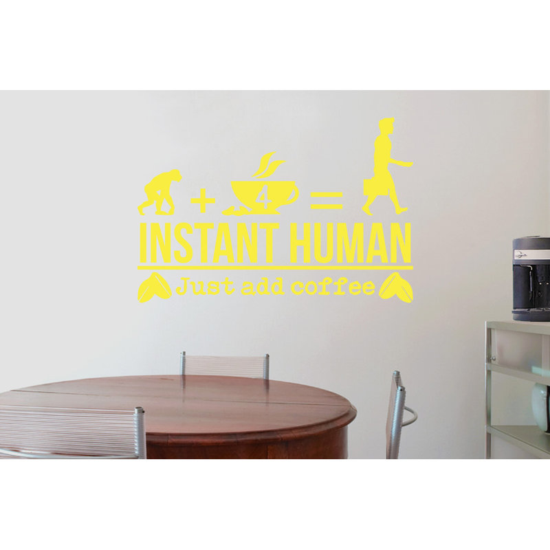 Food & Beverage Wall Decal, Large, Bright Yellow