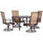 Sweeten 4 - Person Patio Dining Set with Square Table