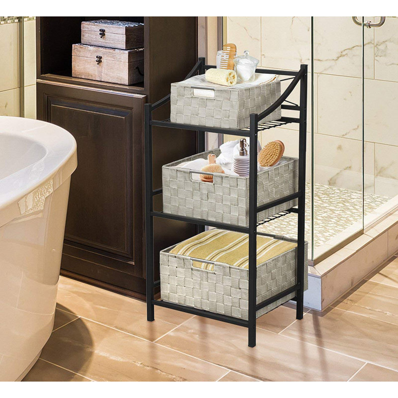 Beige Hand-Woven 7-Piece Basket Set for Versatile Organizing