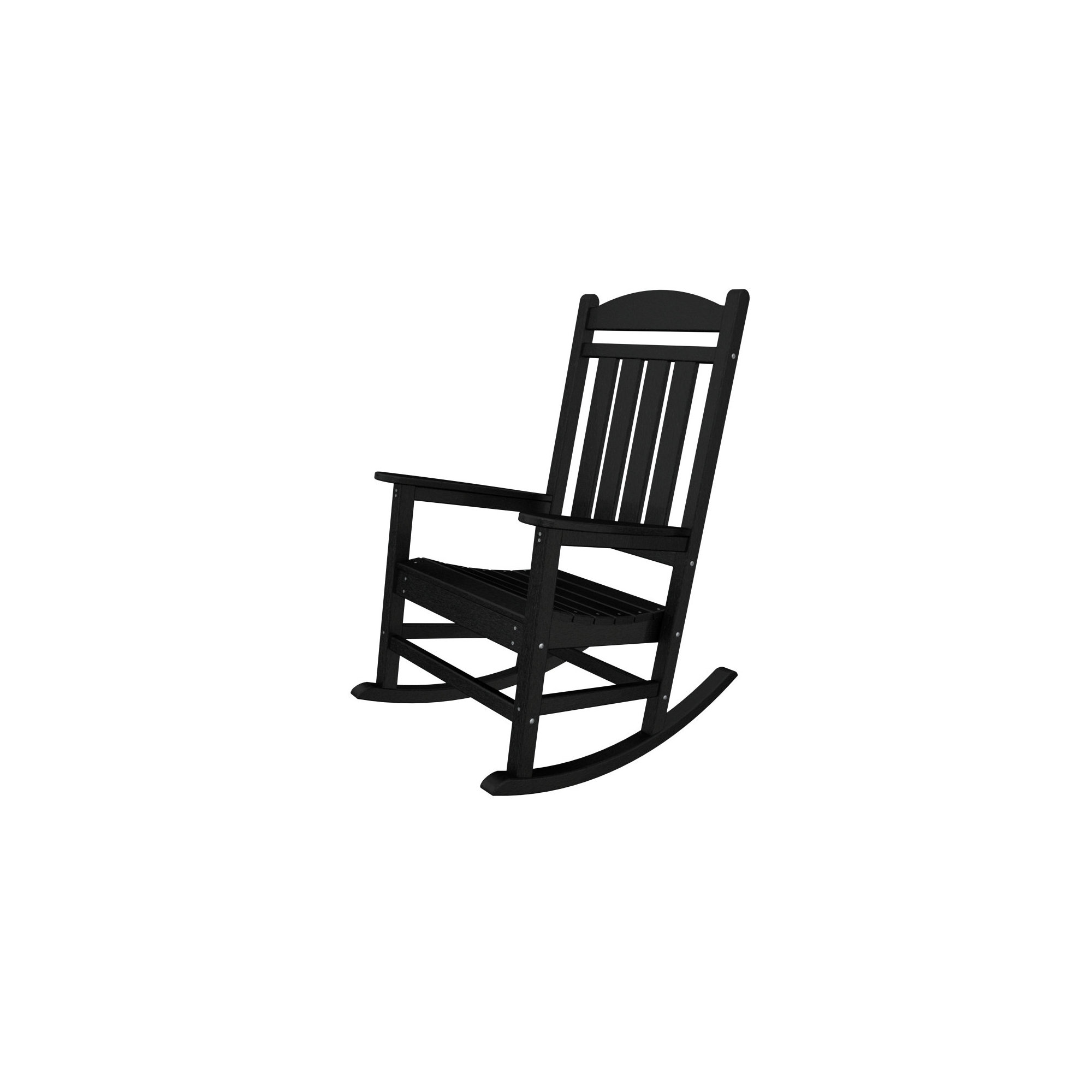 POLYWOOD Rocker Rocking Chair, Black