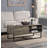 Rustic Oak & Black Finish Coffee Table