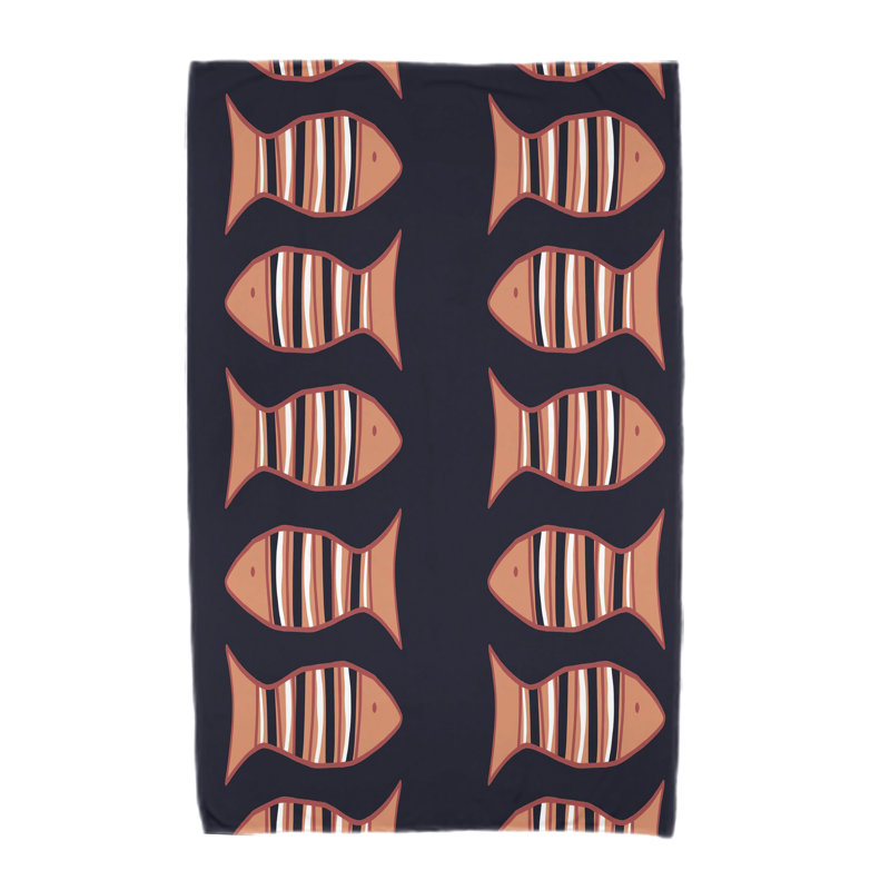 Serviette de plage Grand Ridge, Bleu marine