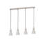Kos 4 - Light White Kitchen Island Pendant