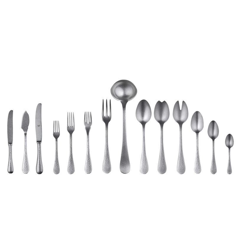 Ensemble de couverts Epoque - 113 pièces - Étain, Pewter