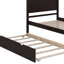 Lit plateforme avec lit gigogne-483959062