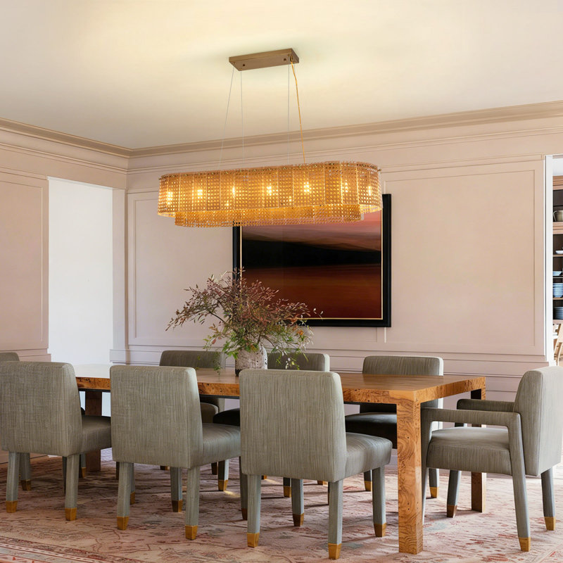 Modern Rattan Pendant Light With Acrylic Panels And Natural Texture