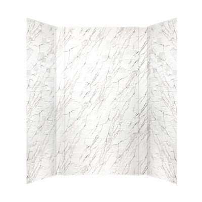 Versa Tile - Mirroflex - Tub and Shower Wall Panel - Marble