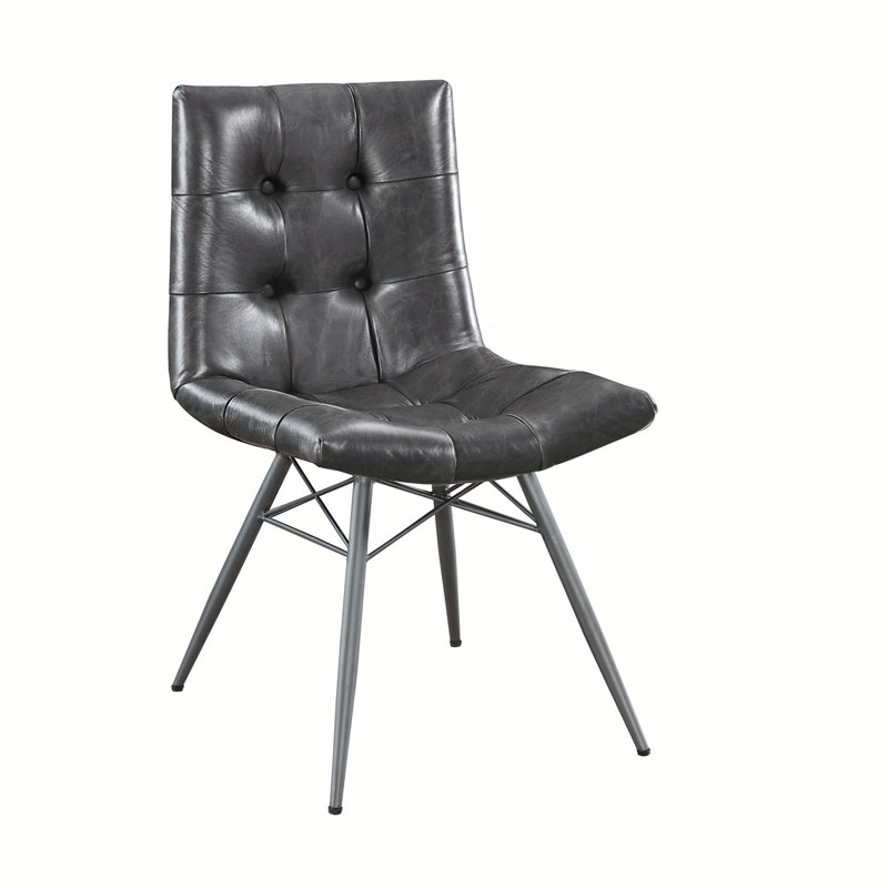 Chaise d'appoint capitonnée Elazar