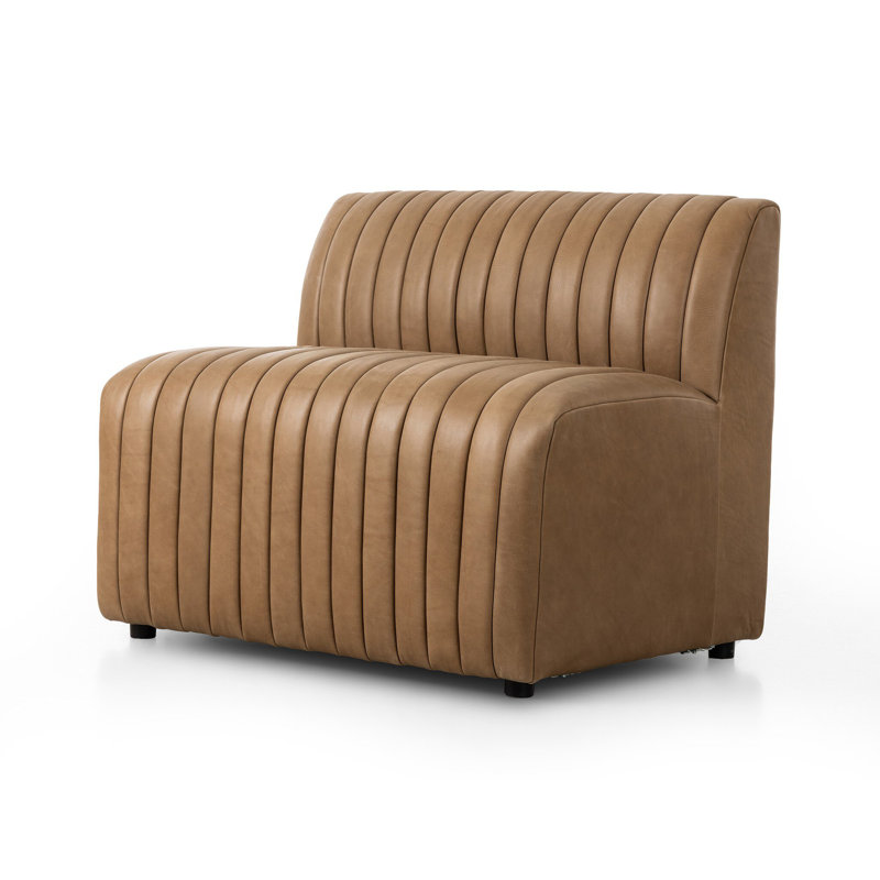 Augustine Upholstered Dining Chair, Palermo Drift Genuine Leather