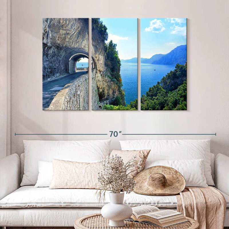 Lilie Amalfi Highway Tunnel, 32" H x 50" W