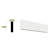 3.5'' H x 96'' W x 0.75'' D Plastic Board
