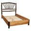 Lit de camp en bois rond Fireside Lodge Hickory Sunburst - double - cannelle-1343631927-1343631933