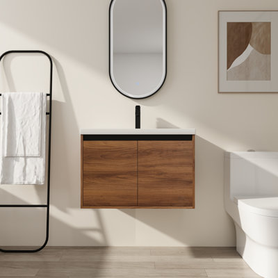 30" Modern Bathroom Vanity with Sink & Storage Cabinet