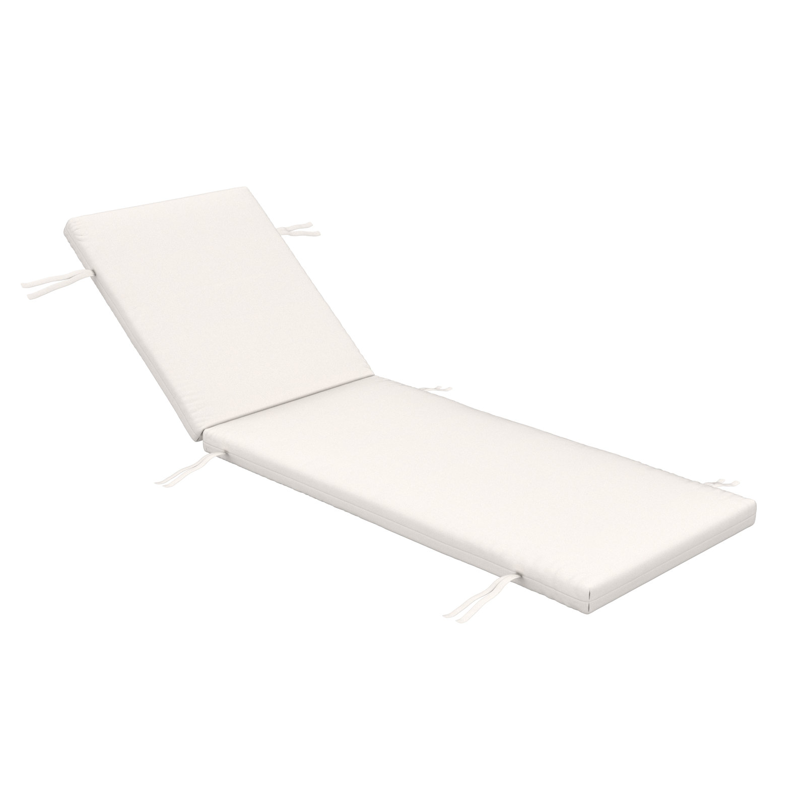Lani Sunbrella® Seat and Back Cushion, 25" W x 79" D, Sunbrella Play Snow