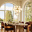 Lustre moderne en verre Scituate-88410987